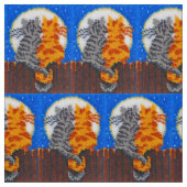 ロマンチックな猫掛けフック ファブリック (見本)