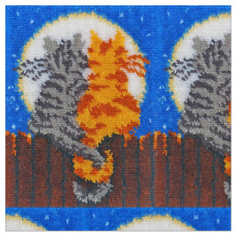 ロマンチックな猫掛けフック ファブリック