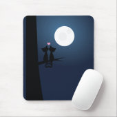 ロマンチックな猫 マウスパッド (マウス)