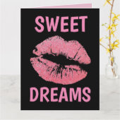 ロマンチックな甘い夢はこのカードでできている カード (黄色い花)