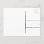 ロマンチックな白いバラが日付カードを保存 案内ポストカード (裏面)