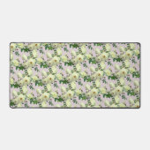 ロマンチックな白いバラ デスクマット (正面)