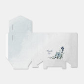 ロマンチックな白い海軍と埃っぽい青結婚い花 フェイバーボックス (折り畳みなし)