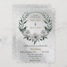 ロマンチックな白い花結婚植物学