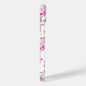 ロマンチックな白ピンクの黄色の夏のバラフローラ Case-Mate iPhoneケース (裏面 / 右)