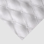 ロマンチックな白フェイク革 薄葉紙 (詳細)