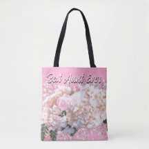 ロマンチックな白レース紫陽花ピンクのバラ叔母