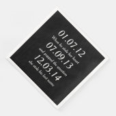 ロマンチックな瞬間パーソナライズされた日付カスタムウェディング (コーナー)