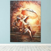 ロマンチックな瞬間 キャンバスプリント (インサイチュ (ウッドフロア))