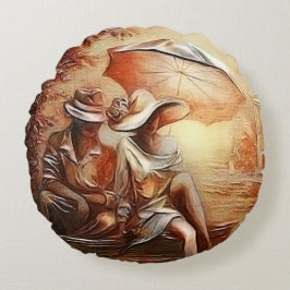 ロマンチックな瞬間 ラウンドクッション