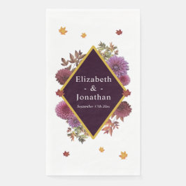 ロマンチックな秋の結婚ダリア