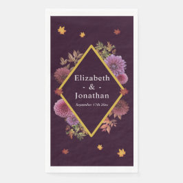 ロマンチックな秋の結婚ダリア