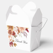 ロマンチックな秋の色のブライダルシャワー フェイバーボックス (オープン)