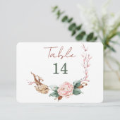 ロマンチックな秋テーブル番号 セーブザデート (スタンド正面)