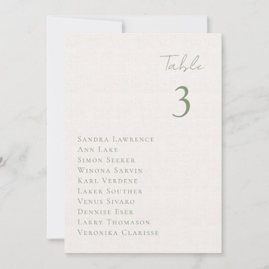 ロマンチックな秋結婚湖のテーブル席カード 招待状 (正面)