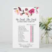 ロマンチックな童話のリース"彼は彼女が言った"ゲーム (スタンド正面)