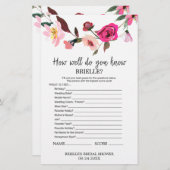 ロマンチックな童話"新婦を知っているか"ゲーム (正面/裏面)