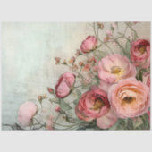 ロマンチックな粗末なバラの切り離し 薄葉紙 (正面)