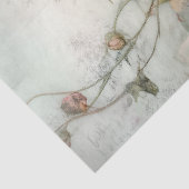 ロマンチックな粗末なバラの切り離し 薄葉紙 (詳細)