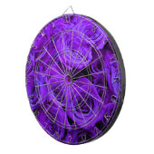 ロマンチックな紫のバラ、かわいらしローズブーケ ダーツボード (正面右)