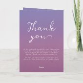 ロマンチックな紫の夕日の雪の結婚山々 プログラム (裏面)