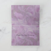 ロマンチックな紫の33番バンティング・ワイフ・カード カード (内部)