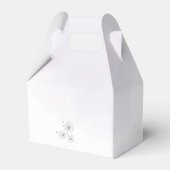 ロマンチックな紫結婚の花 フェイバーボックス (裏面サイド)