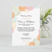 ロマンチックな結婚式のパーティの招待状 招待状 (スタンド正面)