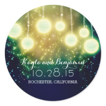 ロマンチックな結婚式のランタン