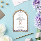 ロマンチックな結婚式招待状 アクリル招待状 (インサイチュ (ウェディング))