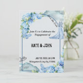 ロマンチックな結婚式招待状 – カスタムデザイン 招待状 (スタンド正面)