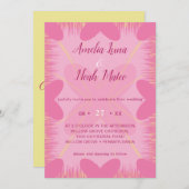 ロマンチックな結婚式招待状 招待状 (正面/裏面)