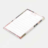 ロマンチックな縁ど花のリスト ポストイット (アングル)