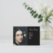 ロマンチックな美しい、サロンスパ、メイクアップアーティスト 名刺 (スタンド正面)