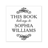 ロマンチックな自己の印鑑この本は属する セルフインキングスタンプ (デザイン)