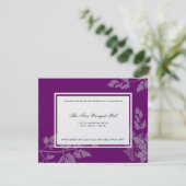 ロマンチックな自然披露宴カード 招待状 (スタンド正面)