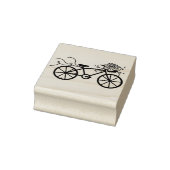 ロマンチックな自転車の花スクラップブック作り ラバースタンプ (スタンプ)