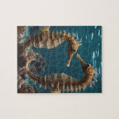 ロマンチックな船員を海の下に隠した ジグソーパズル (横)