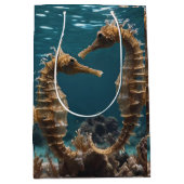 ロマンチックな船員を海の下に隠した ミディアムペーパーバッグ (正面)