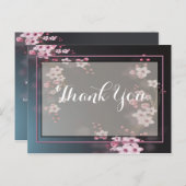 ロマンチックな花たち ありがとう ポストカード (正面/裏面)