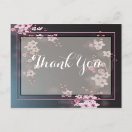 ロマンチックな花たち ありがとう ポストカード