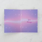 ロマンチックな花のカード シーズンカード (内部)