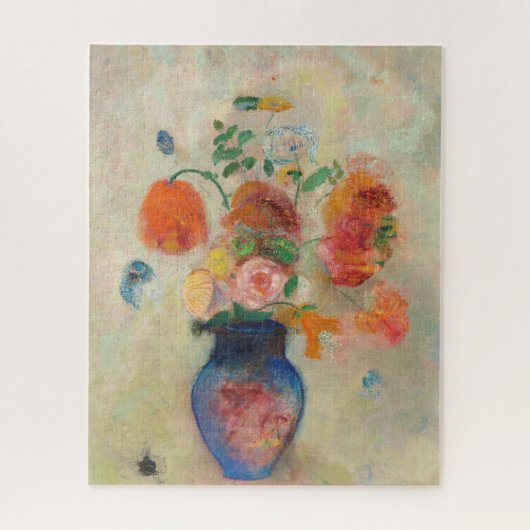 ロマンチックな花の花束 – Odilon Redon ジグソーパズル (縦)