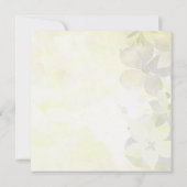 ロマンチックな花の30周年結婚記念パーティー 招待状 (裏面)