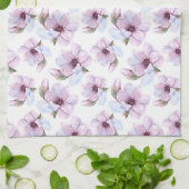 ロマンチックな花パターン キッチンタオル (折り畳み)