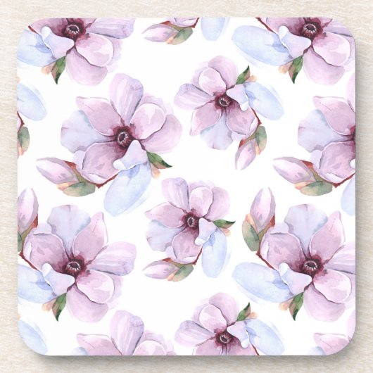 ロマンチックな花パターン コースター (正面)