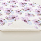 ロマンチックな花パターン シェルパブランケット (3/4)