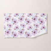 ロマンチックな花パターン バスタオルセット (ハンドタオル)