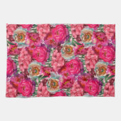 ロマンチックな花園 キッチンタオル (横)
