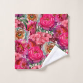 ロマンチックな花園 バスタオルセット (ウォッシュタオル)